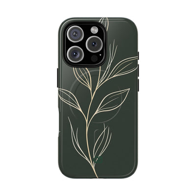 Green Tough 2.0 Magsafe Phone Case for iPhone - Deep Moss Willow