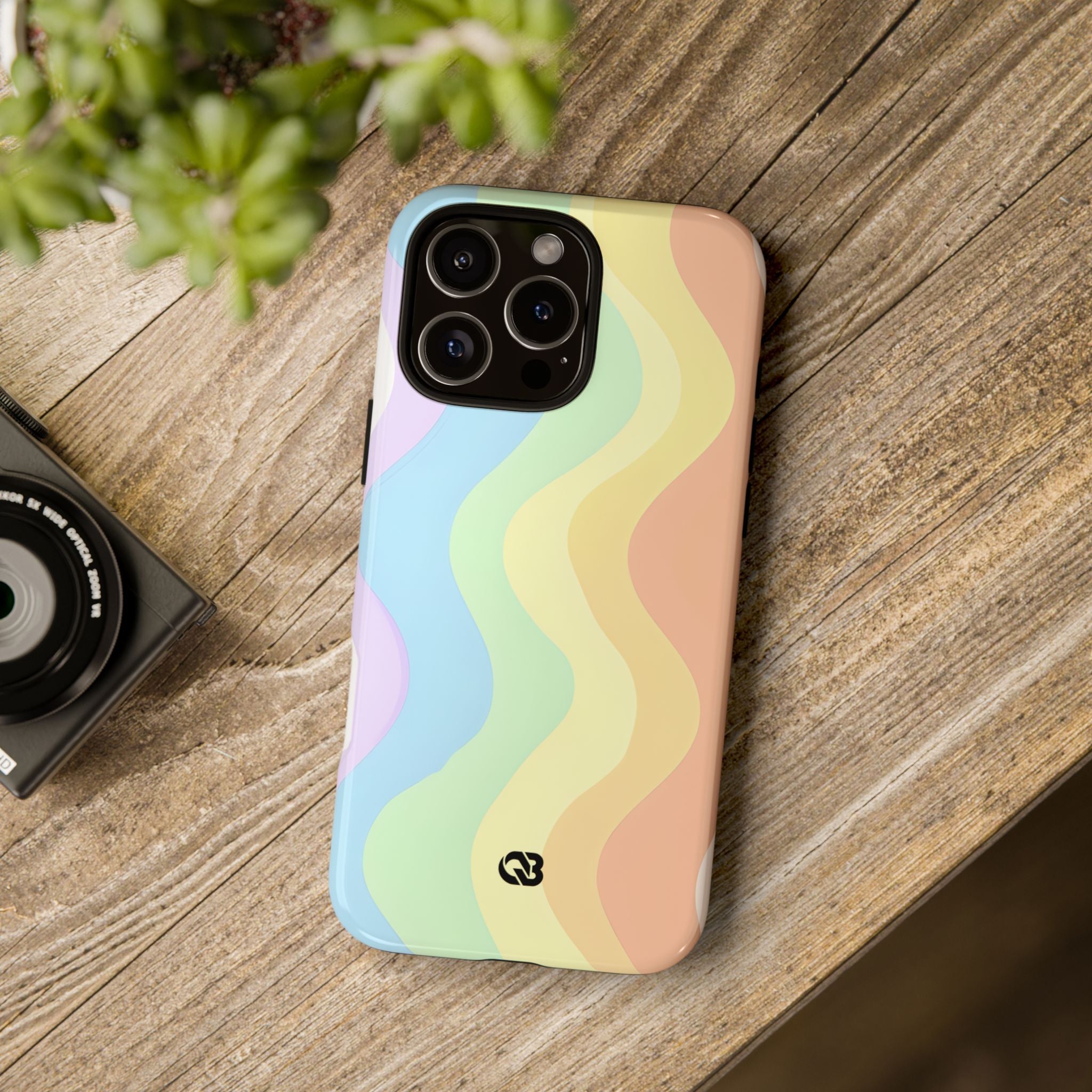Pastel Ripple Flow · Tough Case na iPhone