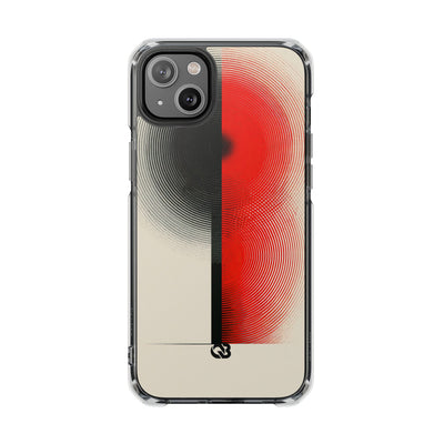 Red Impact MagSafe Phone Case for iPhone - Split Signal Red