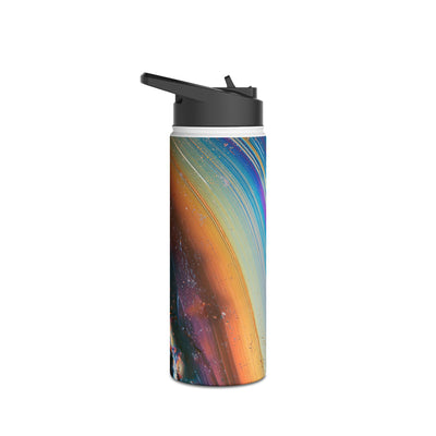 Prismatic Aura Flow · Insulated Water Bottle · Blue