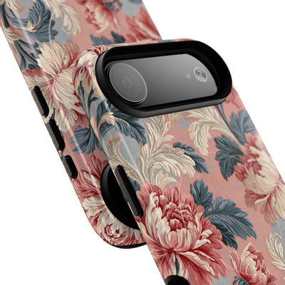 Blush Peony Jacquard · Tough 2.0 Magnetic Phone Case for iPhone · Pink