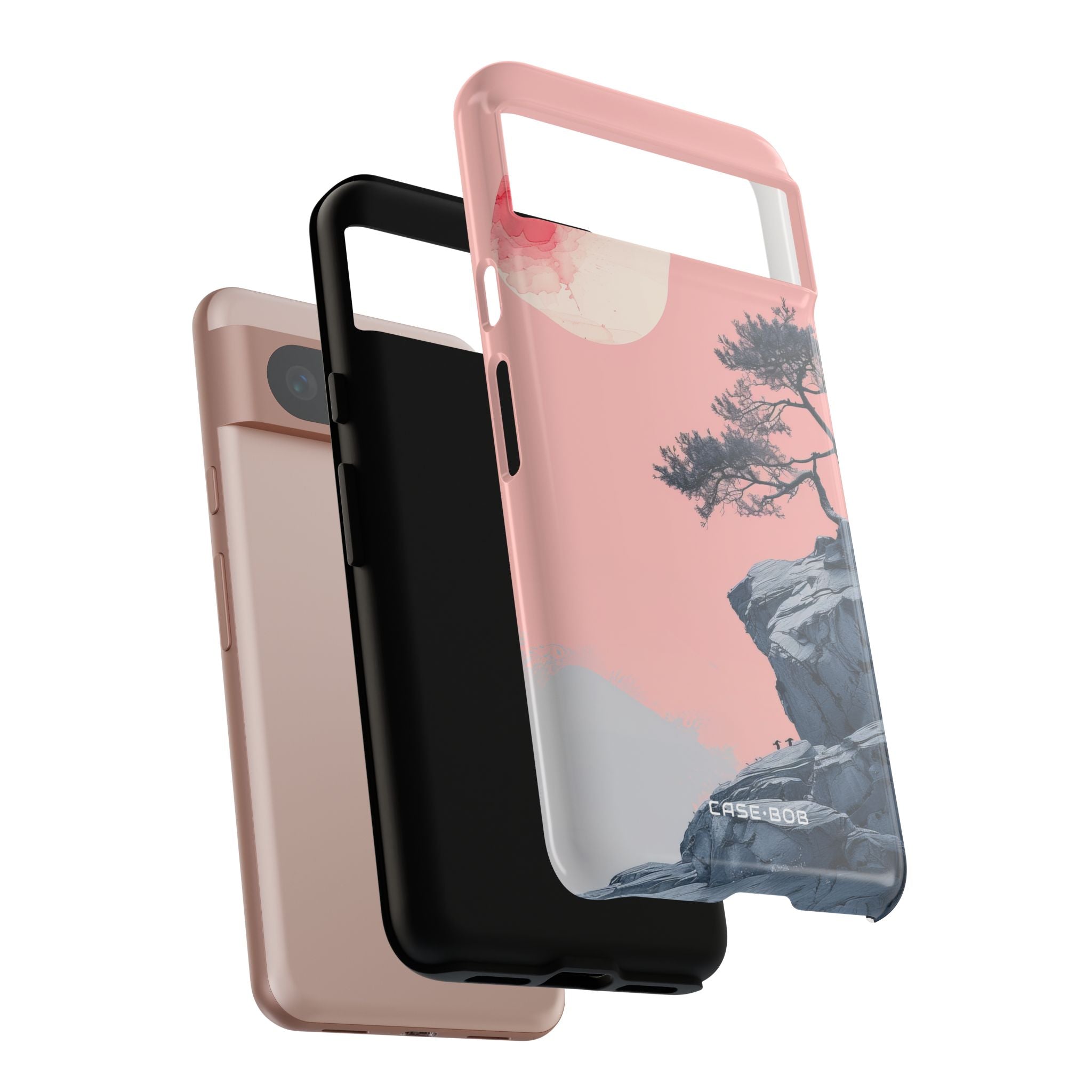 Crimson Moon Tree Google Pixel 8 Case - Tough