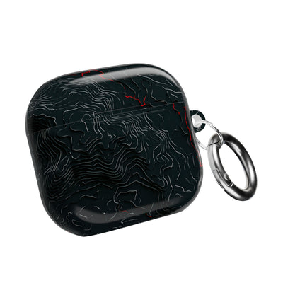 Crimson Rift · Hard Case for AirPods & AirPods Pro · Black