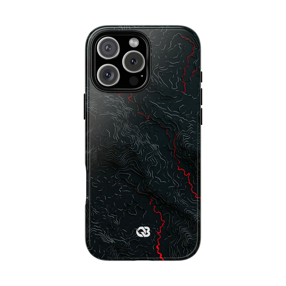 Crimson Rift · Tough Phone Case for iPhone · Black