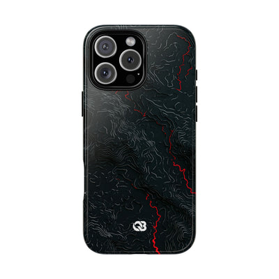 Crimson Rift · Tough Phone Case for iPhone · Black