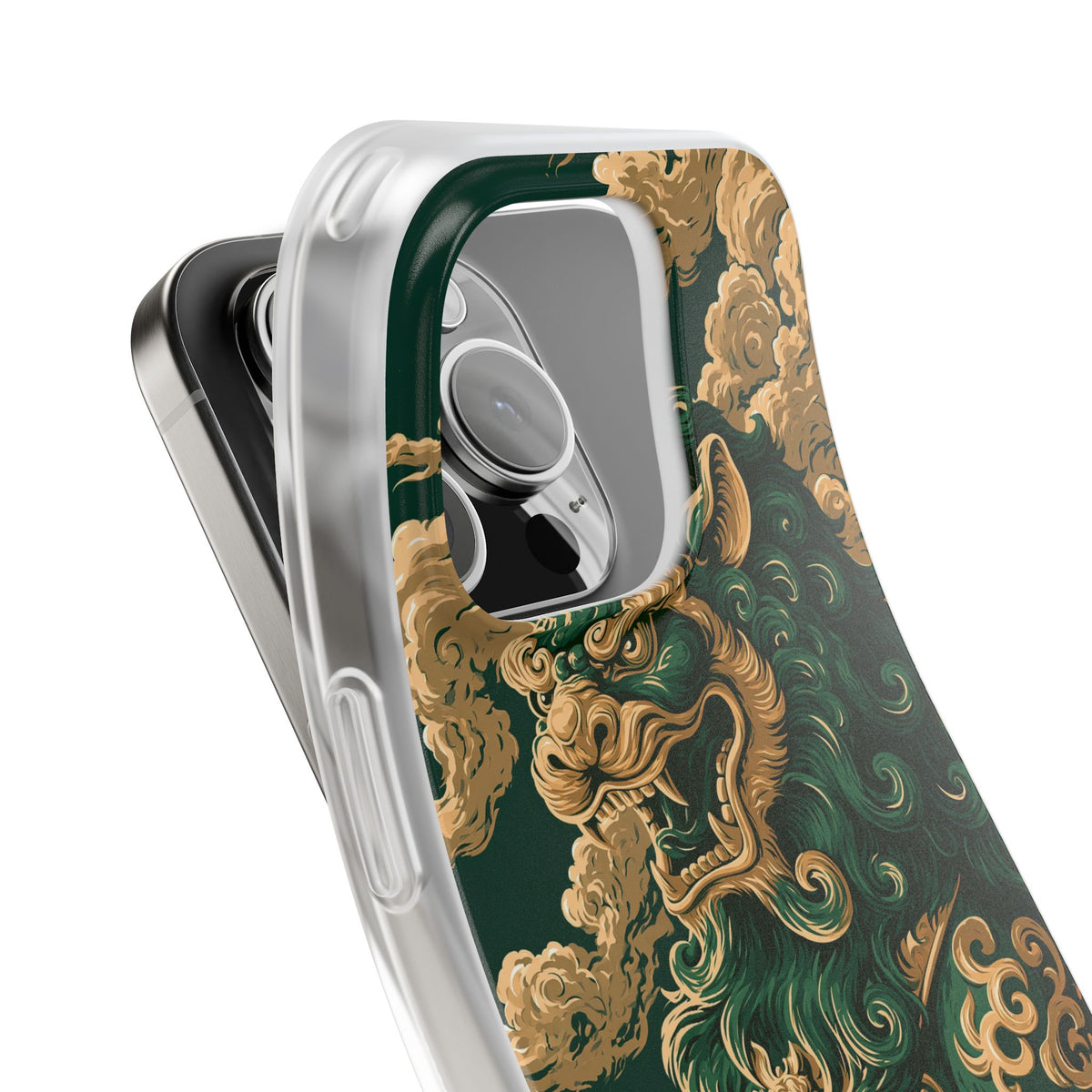 Imperial Guardian Lion · Lite Phone Case for iPhone ·  Green