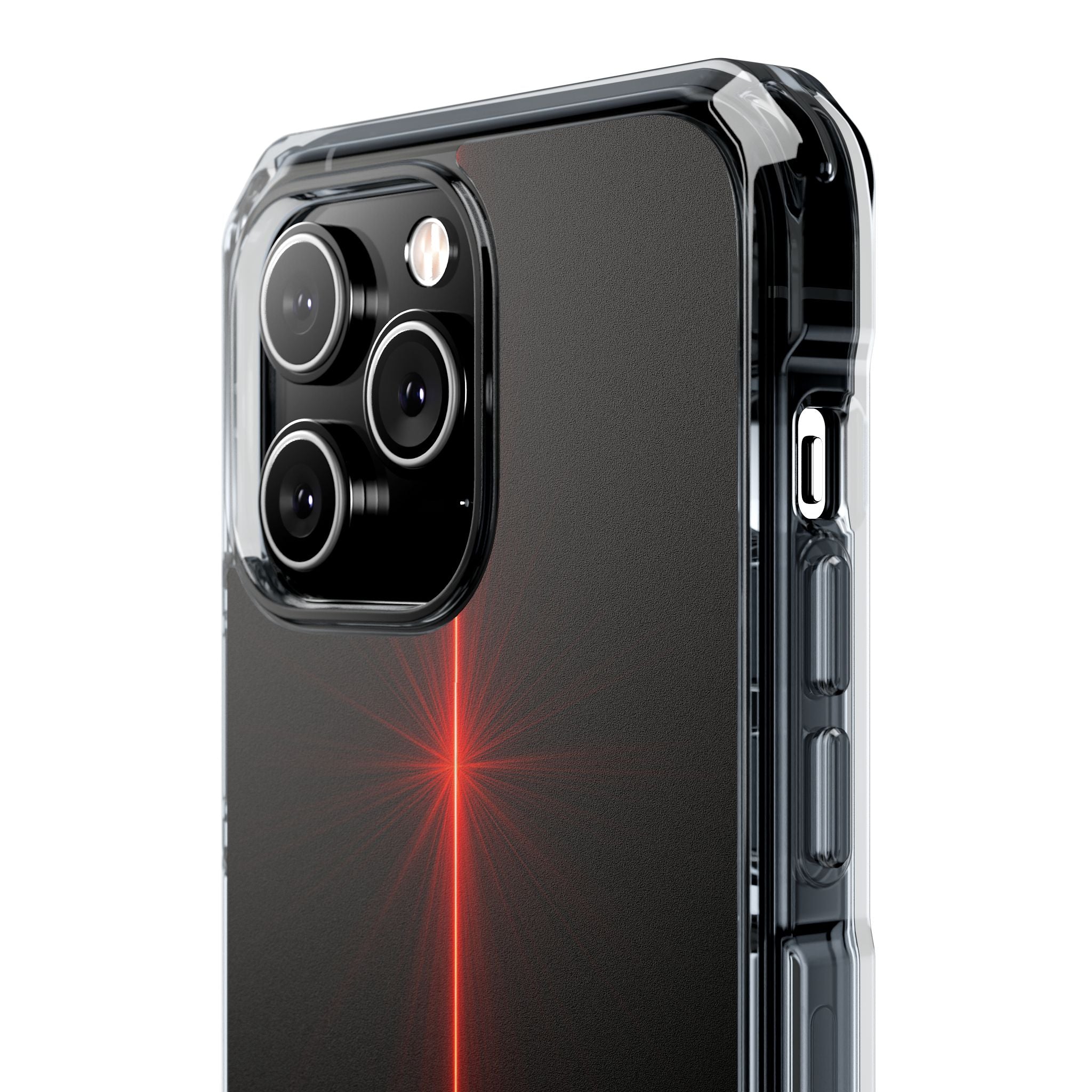 Red Impact MagSafe Phone Case for iPhone - Crimson Flare Vector
