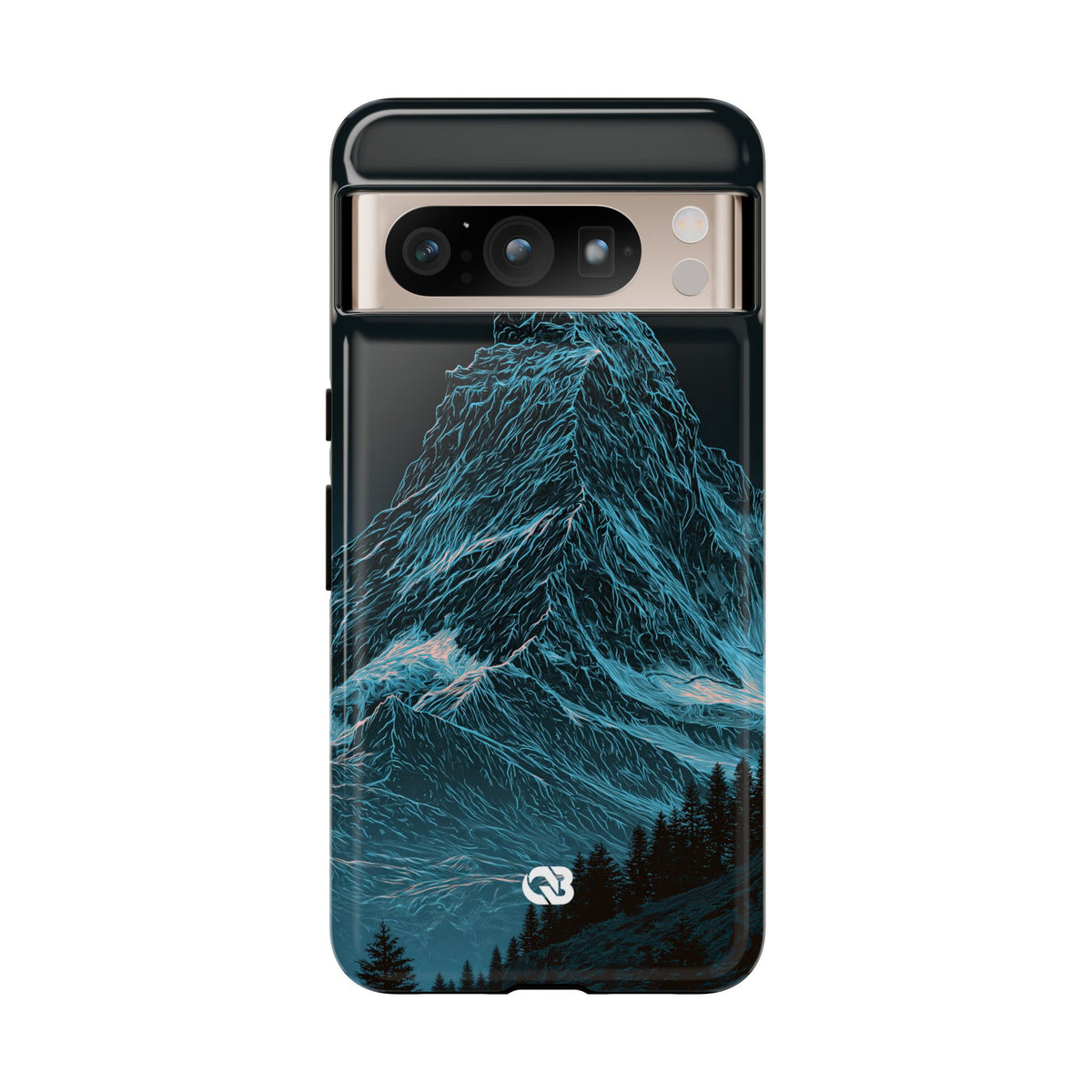 Glacial Alpine Peak · Tough Phone Case for Pixel ·  Blue
