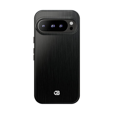 Black Tough Phone Case for Google Pixel - Brushed Obsidian Slate