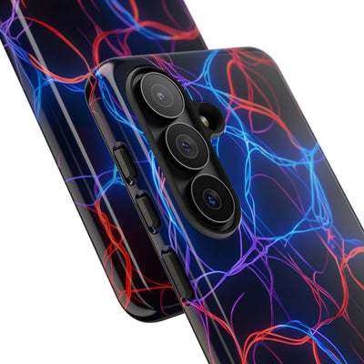 Electric Synapse Glow · Tough Handyhülle für Samsung
