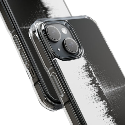 Black Impact MagSafe Phone Case for iPhone - Static Signal Split