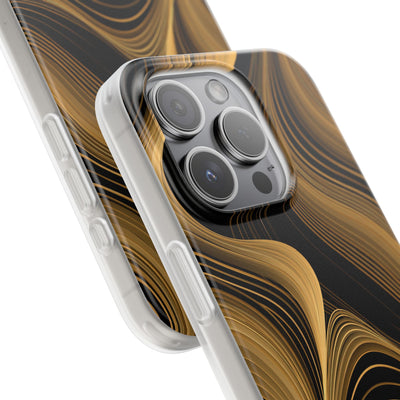 Gold Lite Phone Case for iPhone - Molten Copper Strands