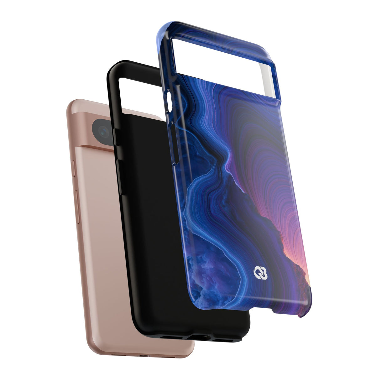 Radiant Strata · Tough Phone Case for Pixel ·  Blue