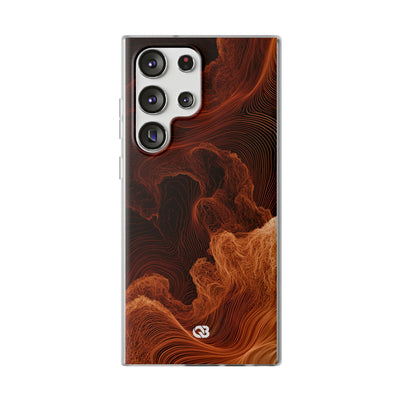 Amber Filament · Lite Phone Case for Samsung · Orange