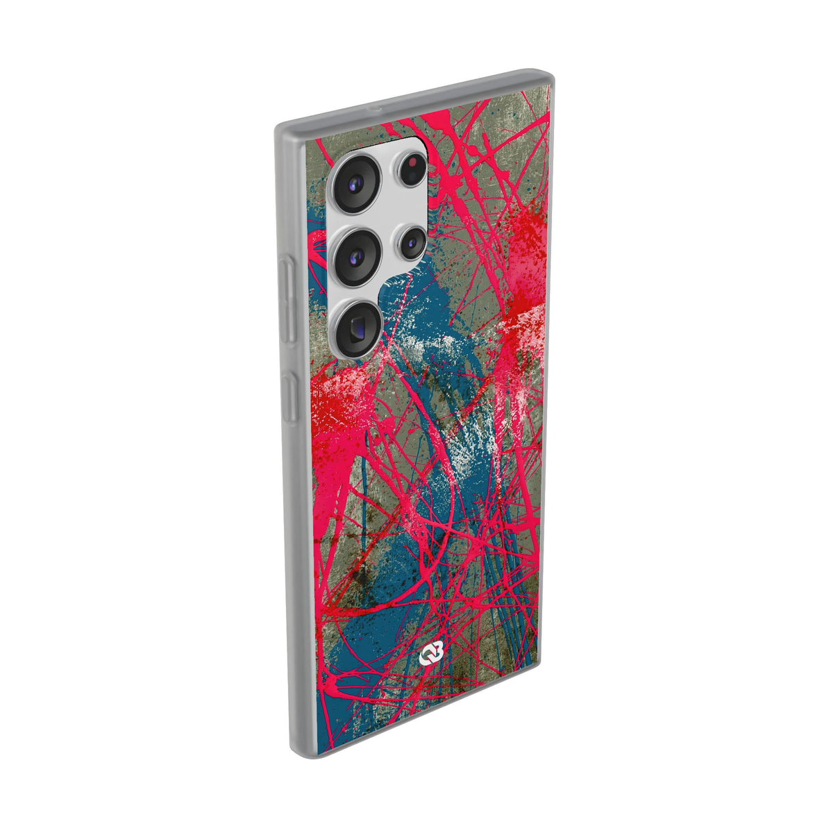 Neon Static Drip · Lite Phone Case for Samsung · Pink