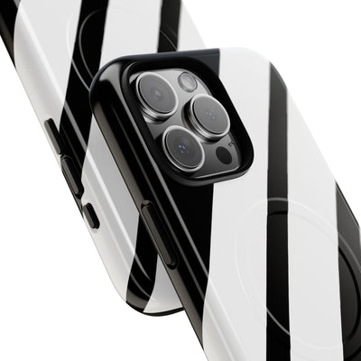 Obsidian White Bars · Tough+ Phone Case for iPhone · Magsafe