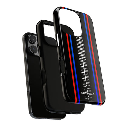 Verjüngte Punkte Strahlen iPhone 16 Pro Case - Tough