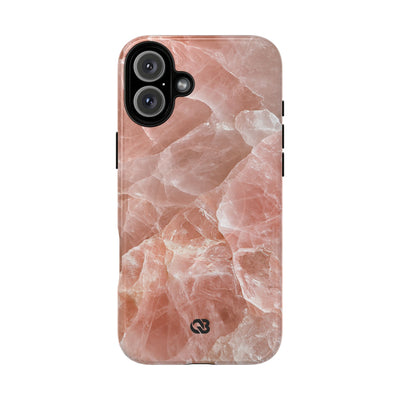 Rose Quartz Facet · Tough 2.0 Magnetic Phone Case for iPhone · Pink