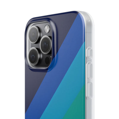 Prismatic Slant · Soft Phone Case for iPhone