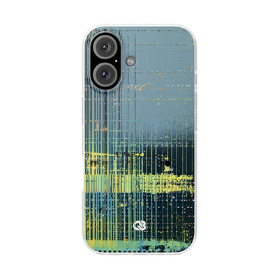 Acid Raster Circuit · Lite Phone Case for iPhone ·  Teal