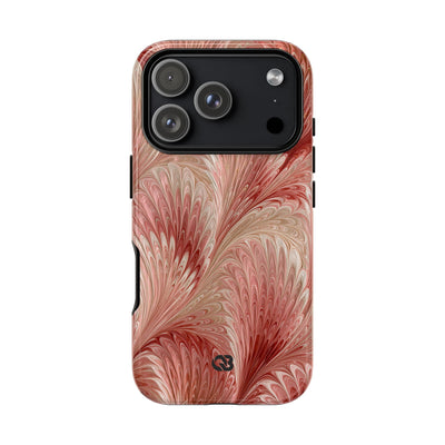 Blush Petal Plume · Tough Phone Case for iPhone · Pink