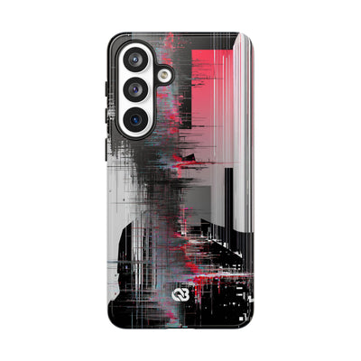 Black Tough Phone Case for Samsung - Crimson Data Leak
