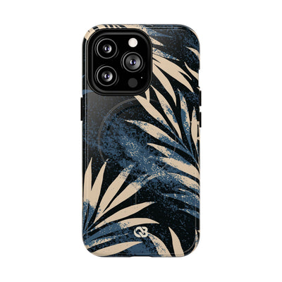 Indigo Palm Horizon · Tough 2.0 Magnetic Phone Case for iPhone · Blue