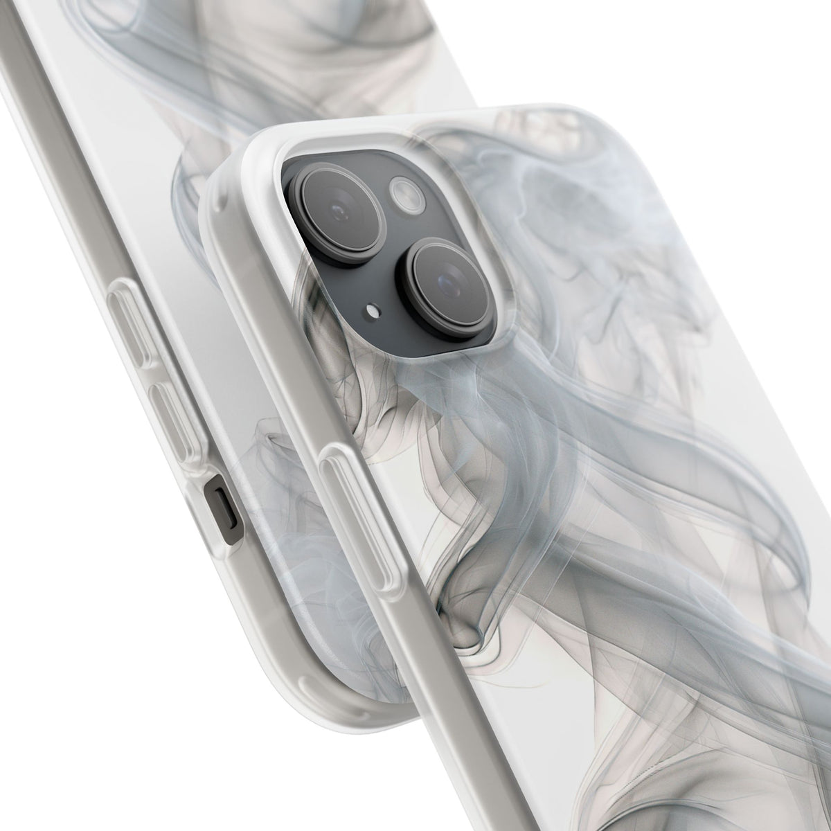 Vapor Noir · Lite Phone Case for iPhone ·  White
