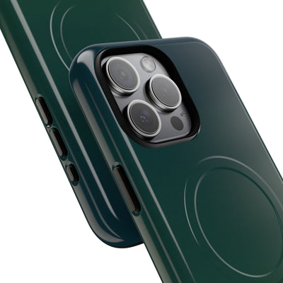 Green Tough 2.0 Magsafe Phone Case for iPhone - Midnight Pine Horizon