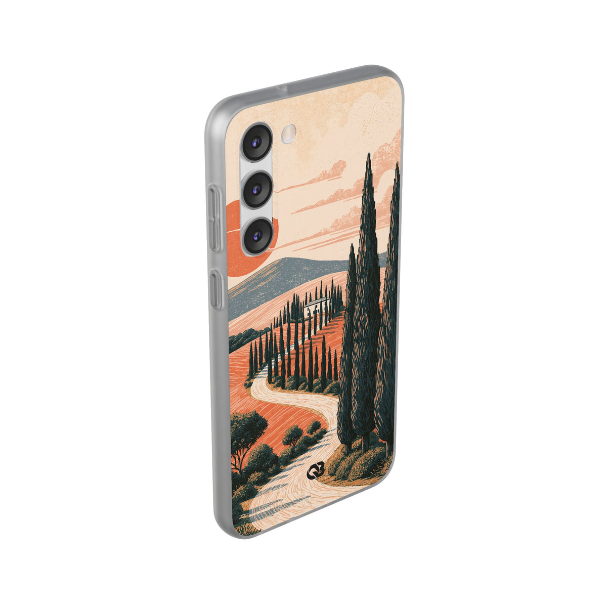 Tuscan Cypress Horizon · Lite Phone Case for Samsung · Orange