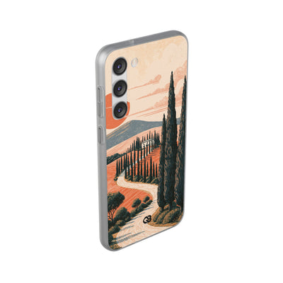 Tuscan Cypress Horizon · Lite Phone Case for Samsung · Orange