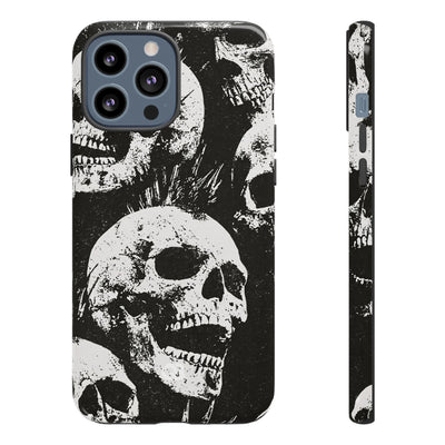 Punk Skull Riot · Tough Phone Case for iPhone · Black