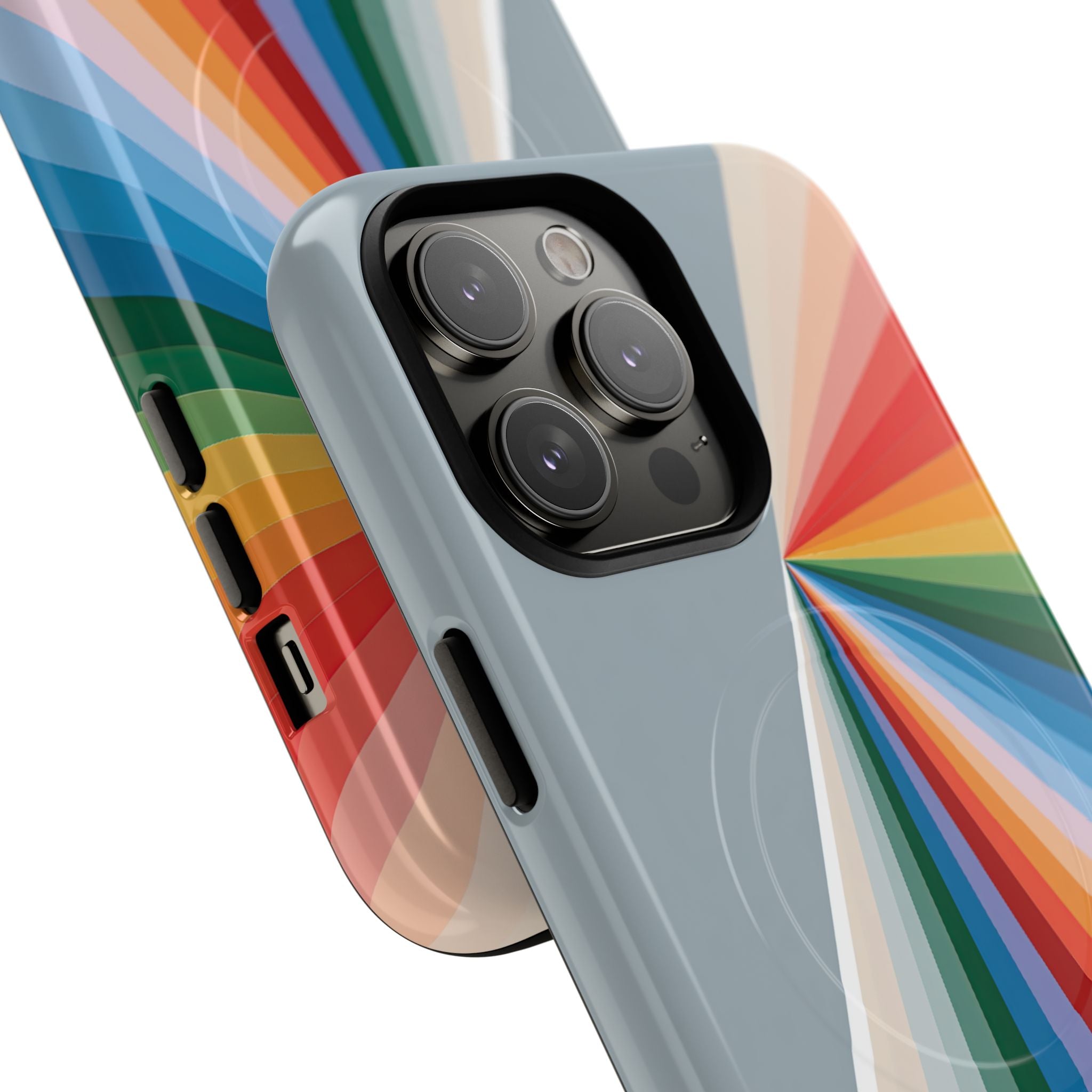 Grey Tough 2.0 Magsafe Phone Case for iPhone - Slate Prism Burst