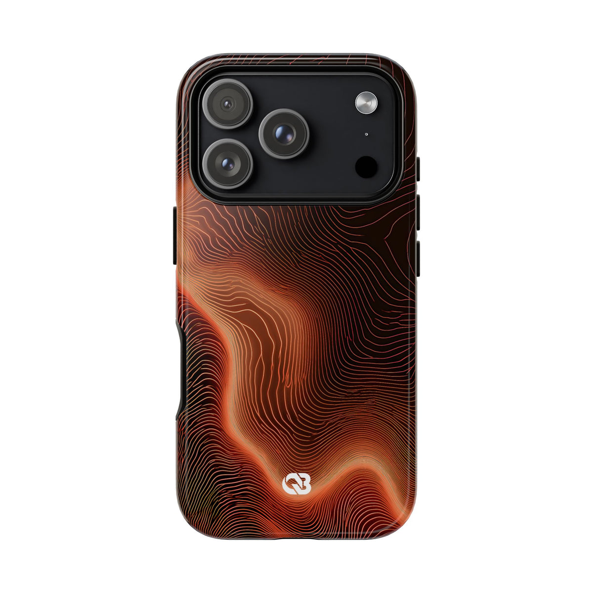 Caldera Ridge · Tough Phone Case for iPhone · Orange