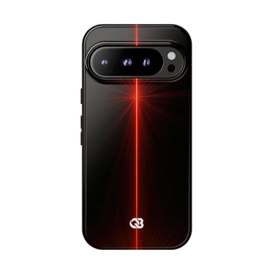 Red Tough Phone Case for Google Pixel - Crimson Flare Vector