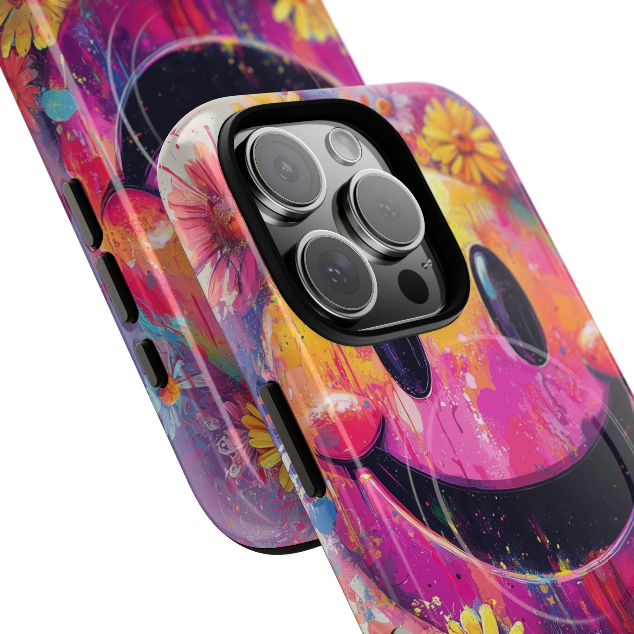 Smiley Bloom iPhone 16 Pro Case - Tough+