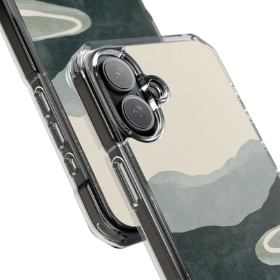 Green Impact MagSafe Phone Case for iPhone - Misty Sage Valley