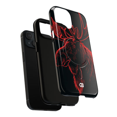 Nordic Elk · Tough 2.0 Magnetic Phone Case for iPhone · Black