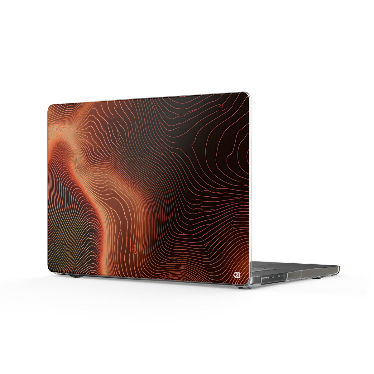 Caldera Ridge · Clear Hard Case for MacBook · Orange