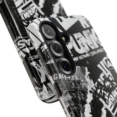 Underground Punk Collage · Tough Phone Case for Samsung · Black