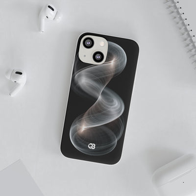 Luminous Vortex · Lite Phone Case for iPhone ·  Black