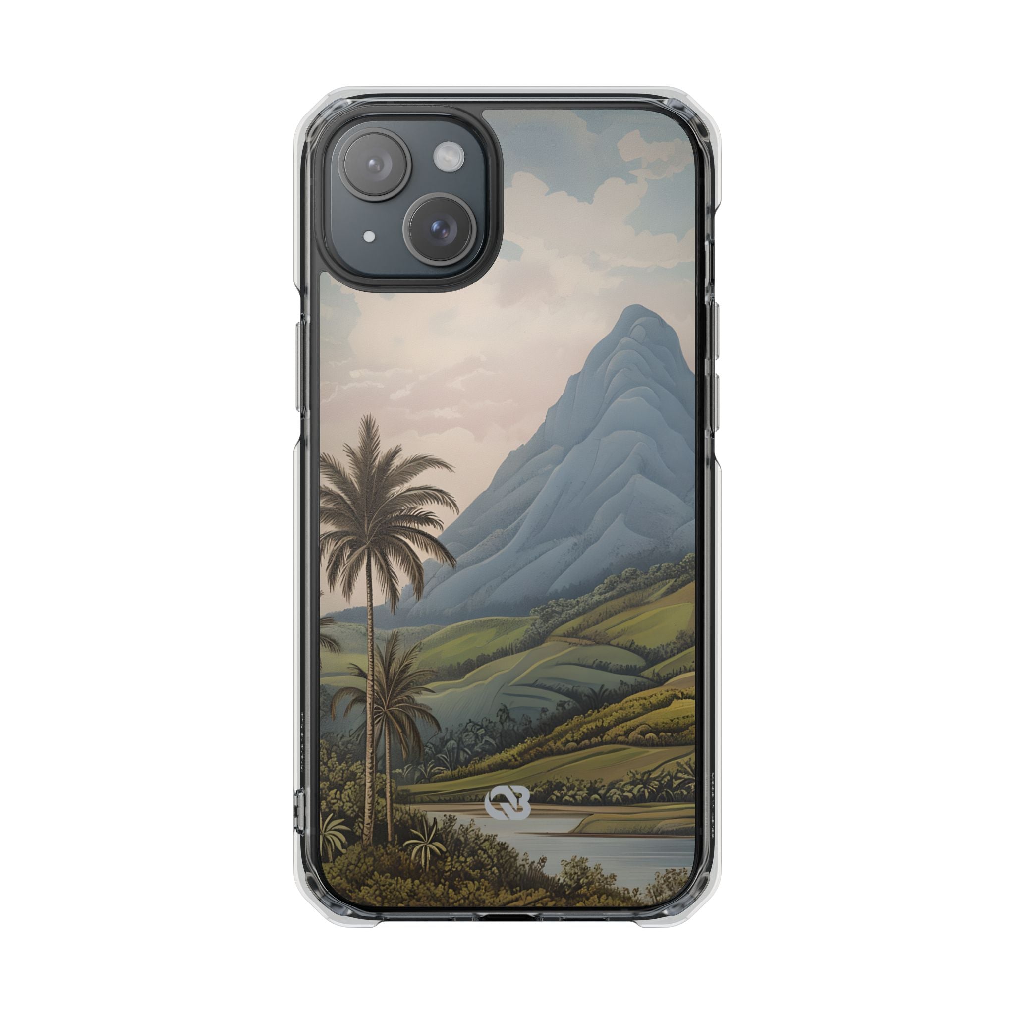 Verdant Blue Summit · Impact Coque de téléphone pour iPhone · Magsafe