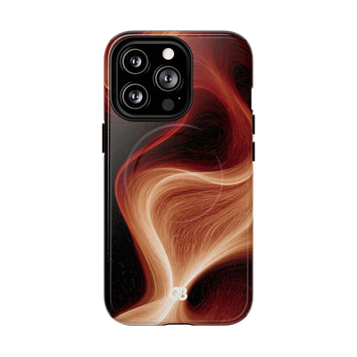 Solar Ember Flow · Tough 2.0 Magnetic Phone Case for iPhone · Orange