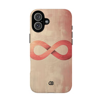 Terrakotta „Infinity Stroke“ · Tough+ Case · MagSafe