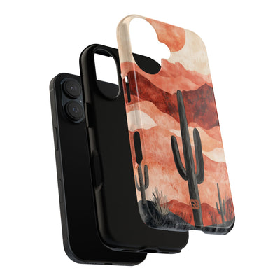 Terracotta Desert Sun · Tough Phone Case for iPhone