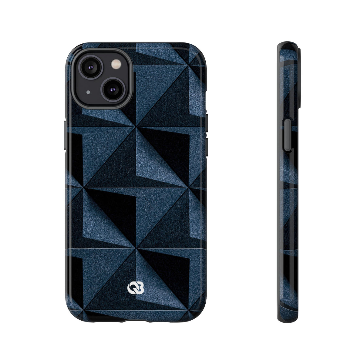 Faceted Slate · Tough Phone Case for iPhone · Blue
