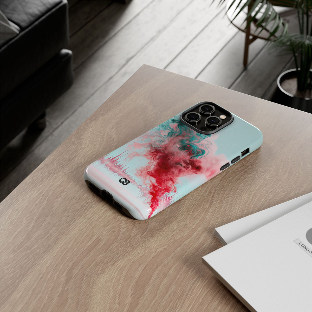 Sonic Bloom · Tough Phone Case for iPhone · Red