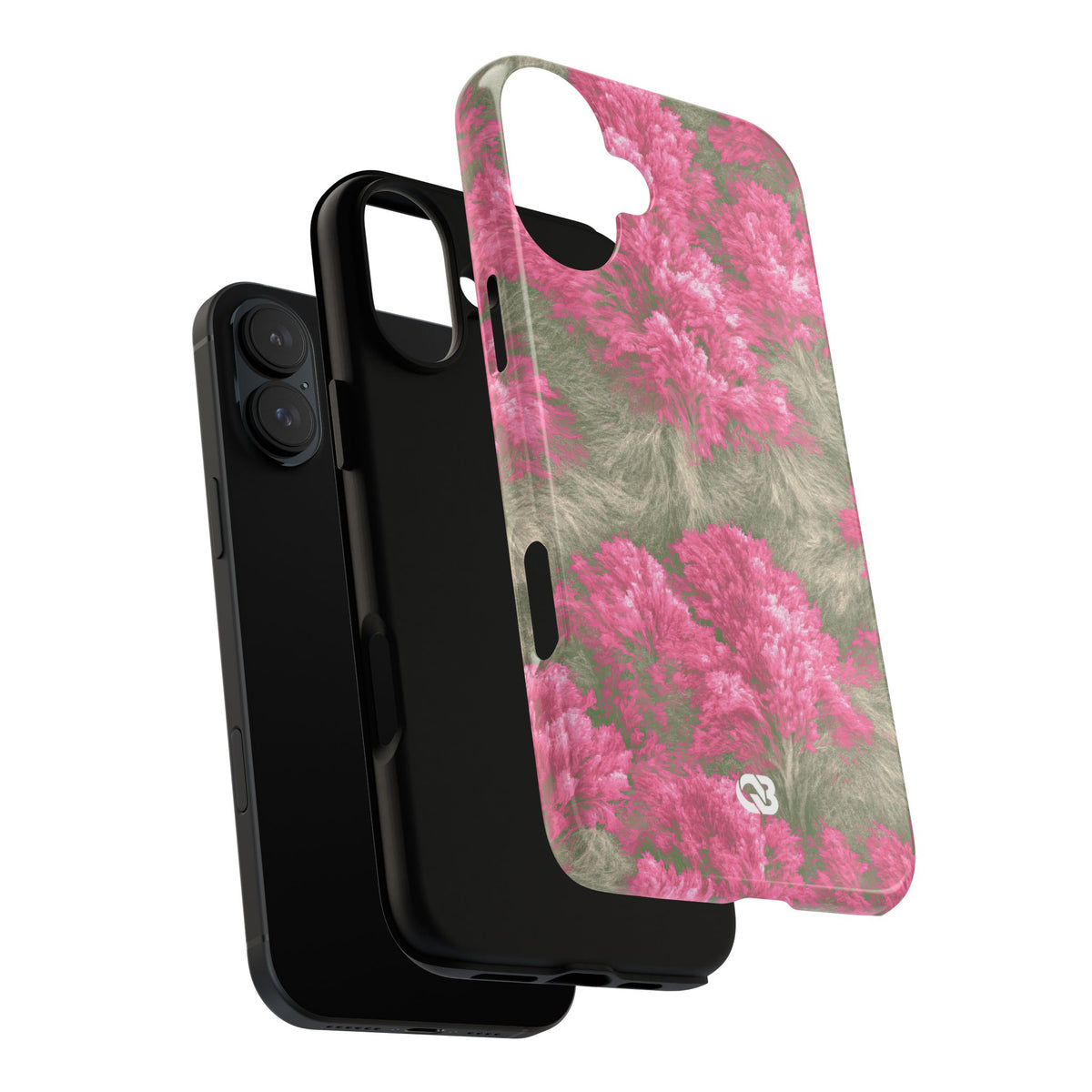 Digital Blossom · Tough Phone Case for iPhone · Pink