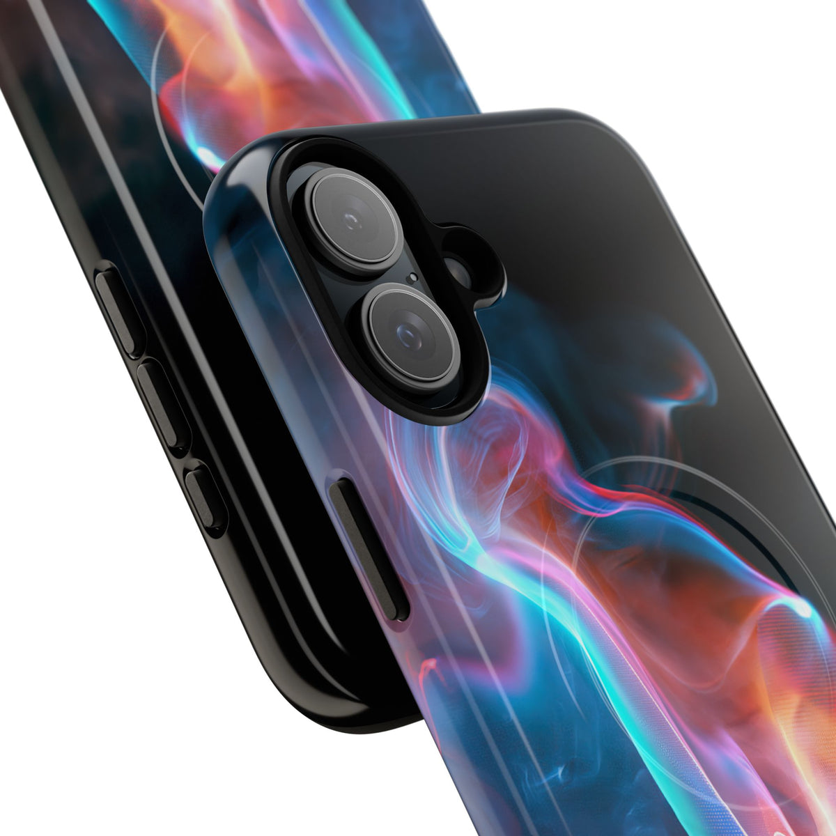 Neon Waveform · Tough 2.0 Magnetic Phone Case for iPhone · Black