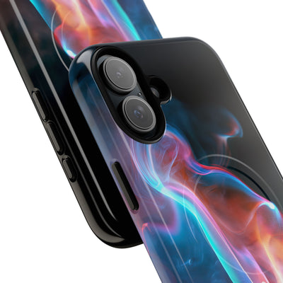 Neon Waveform · Tough 2.0 Magnetic Phone Case for iPhone · Black